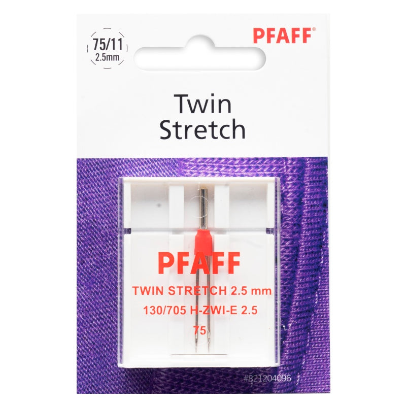 Pfaff Zwillingsnadel Stretch Stärke 75/ 2,5 mm/ System 130/ 705H-ZWI-E/ 1 Nadel