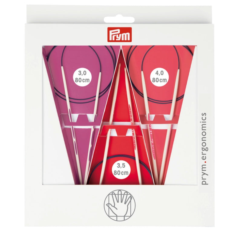 Prym ergonomics Rundstricknadel-Set (80 cm/ versch. Stärken)