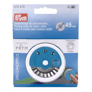 Prym Ersatzklinge Zackenklinge für Prym ergonomics Rollschneider 610478 (45 mm)