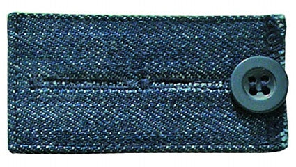 Kleiber Bund-Erweiterung mit Knopf (von 2,5-5 cm/ 4 Farben)