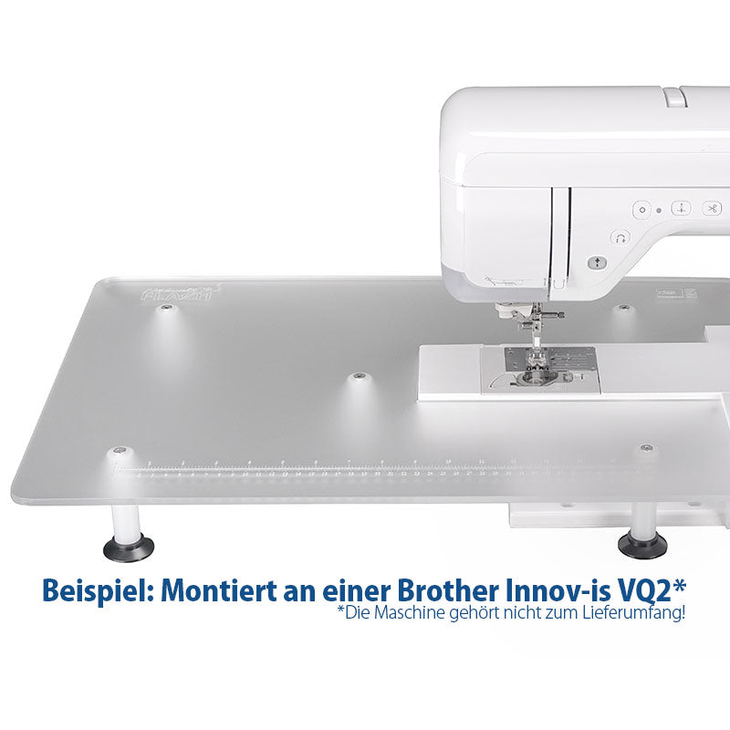 Anschiebetisch für Bernina NEUE 4er Serie (Acryl/ 600 x 400 mm)