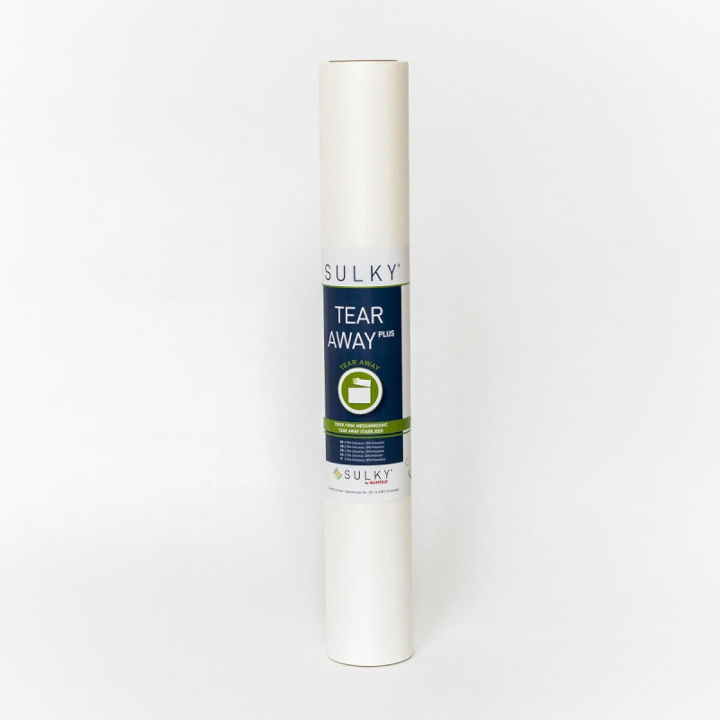 SULKY Tear Away Plus Stabilisator zum Ausreißen (50 cm x 10 m/ weiß)