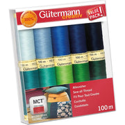Gütermann Allesnäher Nähfaden-Set-5 (10 Farben/ 100 m)