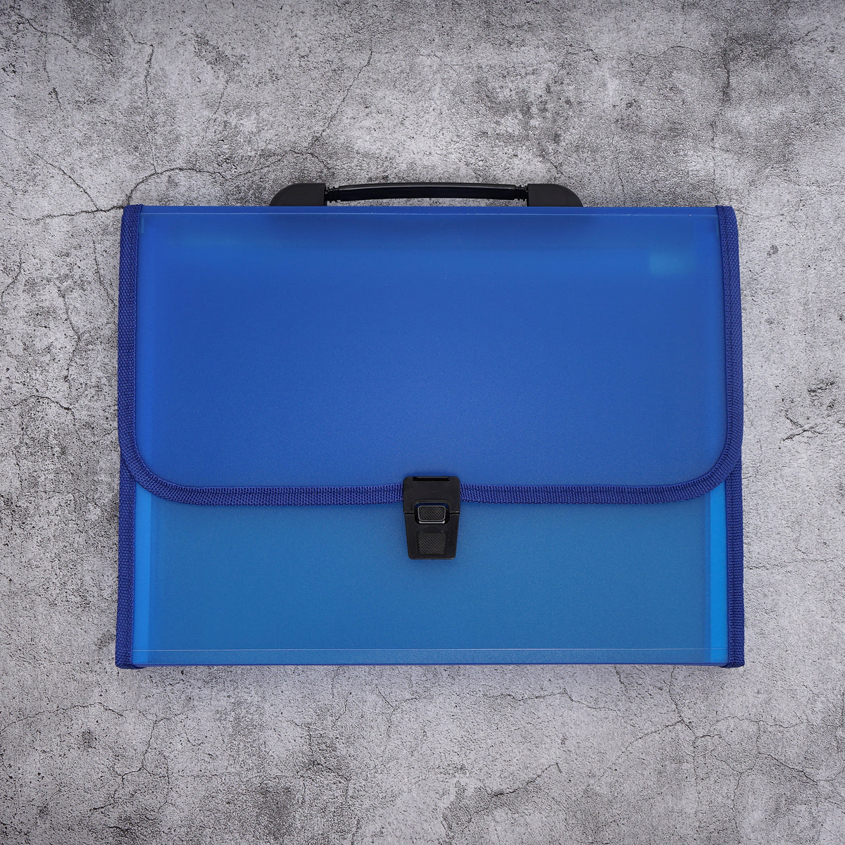 Fächermappe A4 (mit 12 Fächern/ Farbe blau/ ungefüllt)