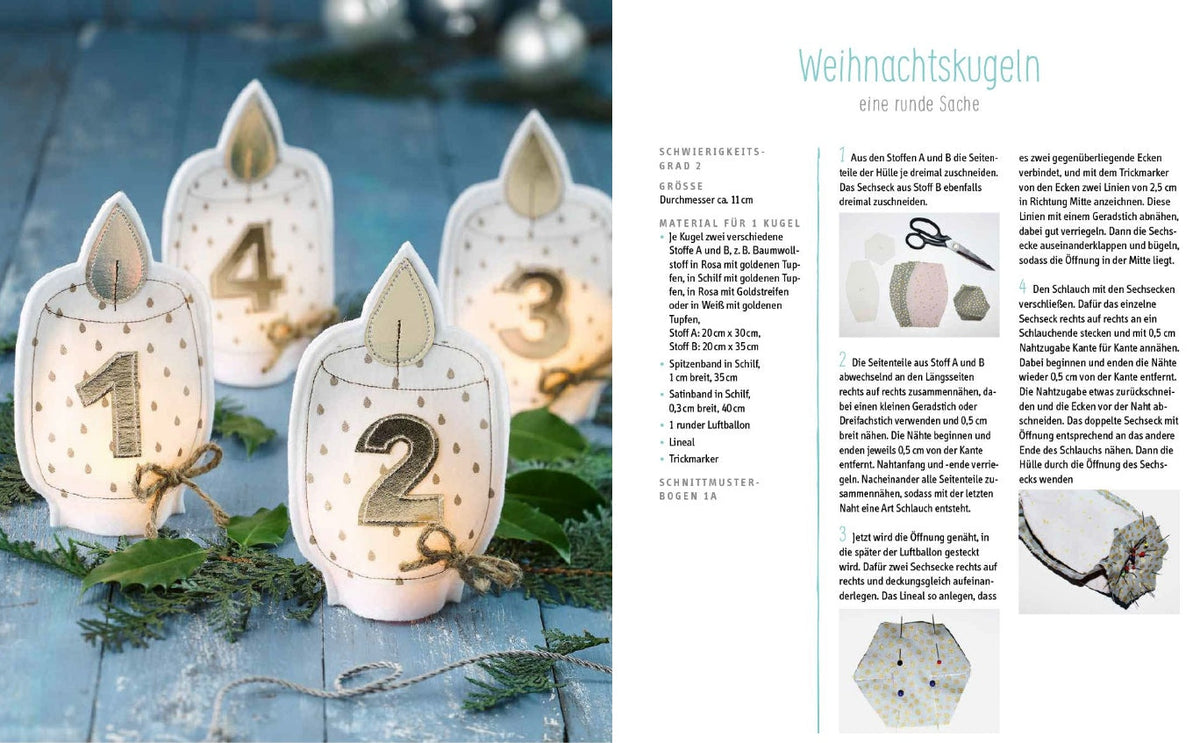 Topp Mein weihnachtliches Nähzimmer