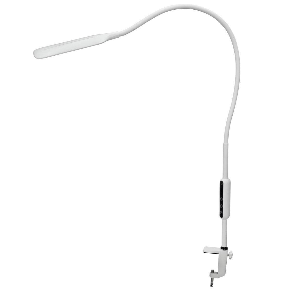Lumina LED Tisch-Arbeitsleuchte (weiß/dimmbar/Tischklemme)