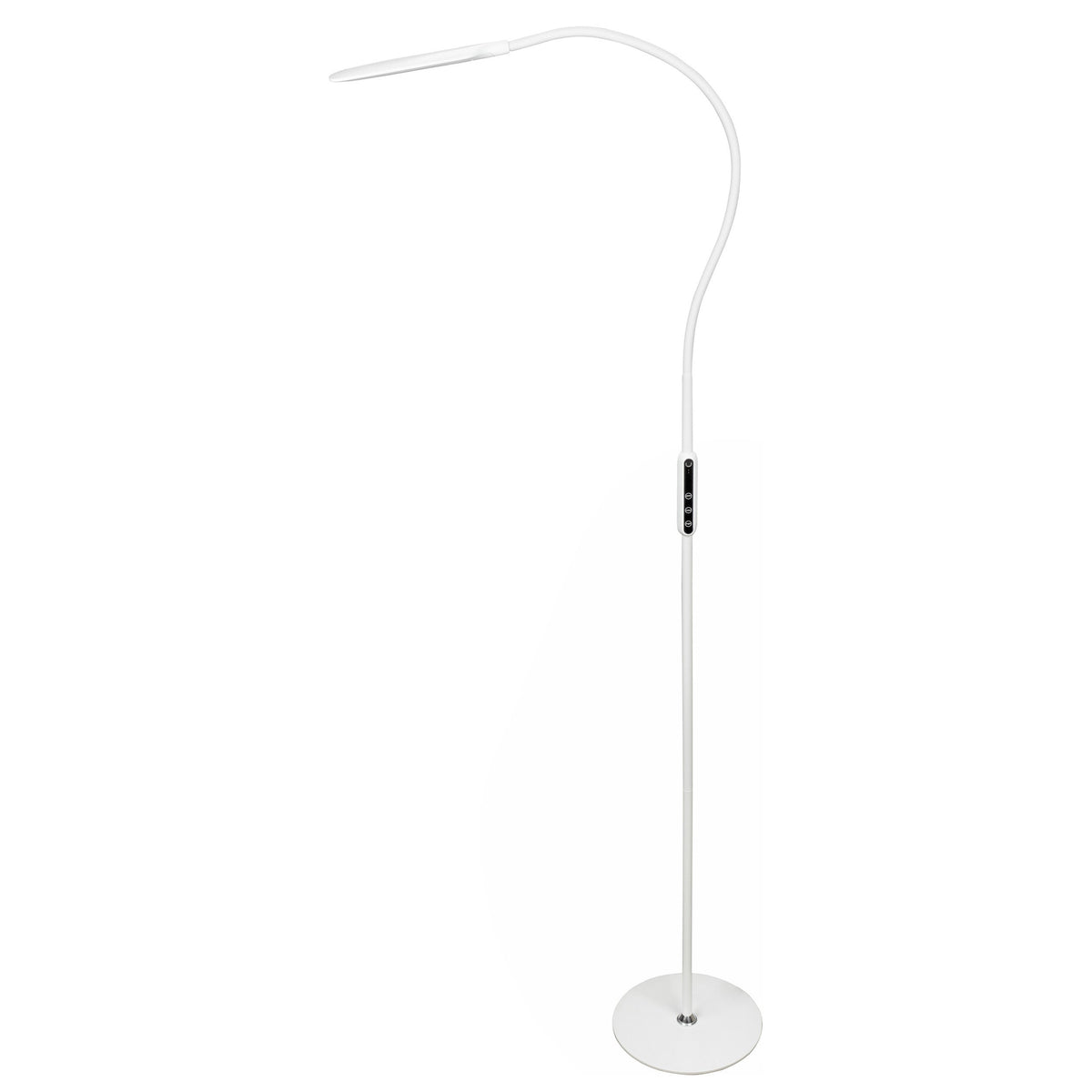 Lumina LED Stehlampe (weiß/ dimmbar/ Standfuß/ mit Fernbedienung)
