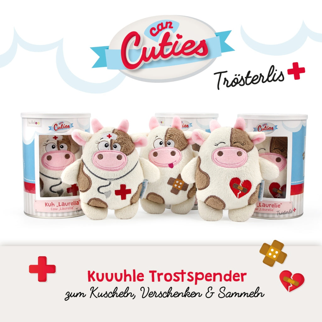 Kullaloo CanCutie Kuscheltier Kuh "Laurello" (14 x 10 cm)