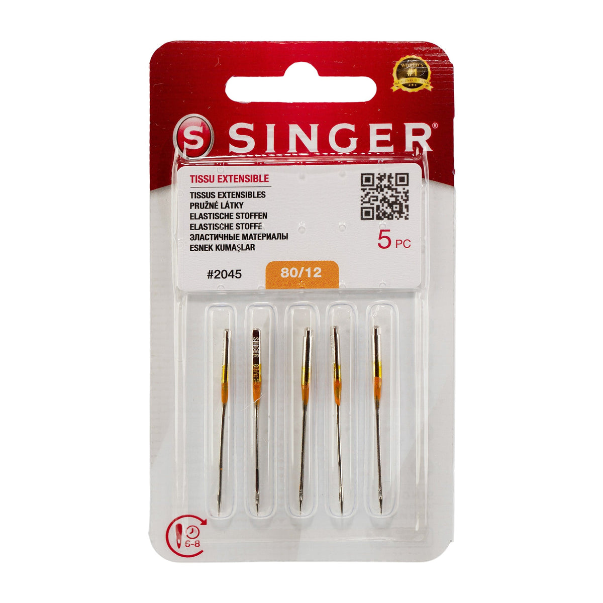 Singer Jerseynadel Stärke 80/ System 130/ 705H/ 5 Nadeln