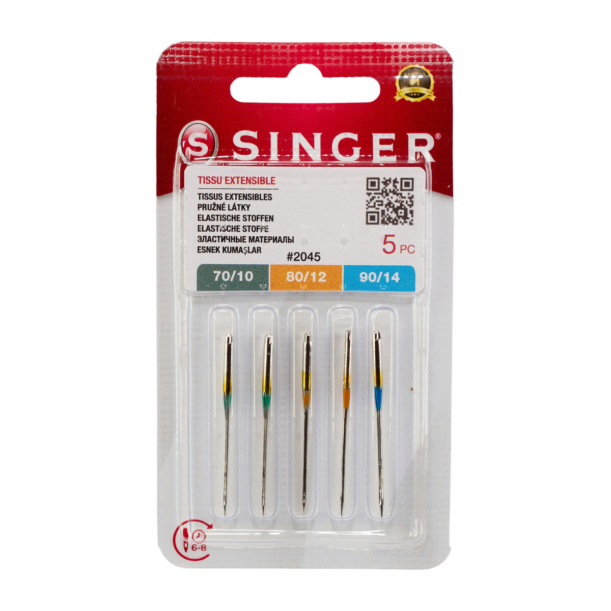 Singer Jerseynadel Sortiment 70-90/ System 130/ 705H/ 5 Nadeln