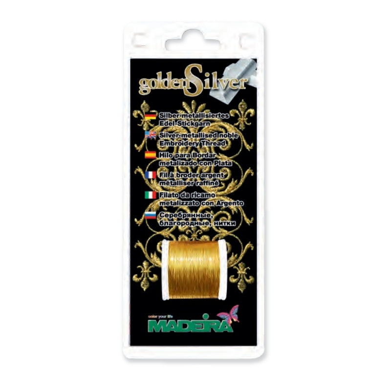 Madeira goldenSilver Edel-Stickgarn No.40 (gold/100 m)