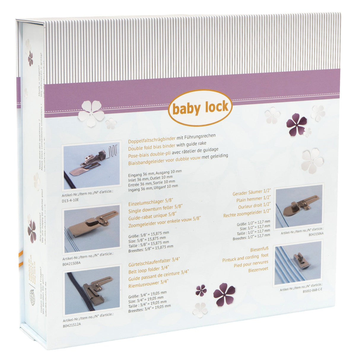 Baby lock Zubehör-Set für Covermaschinen (5-tlg./ für BLCS / Euphoria)