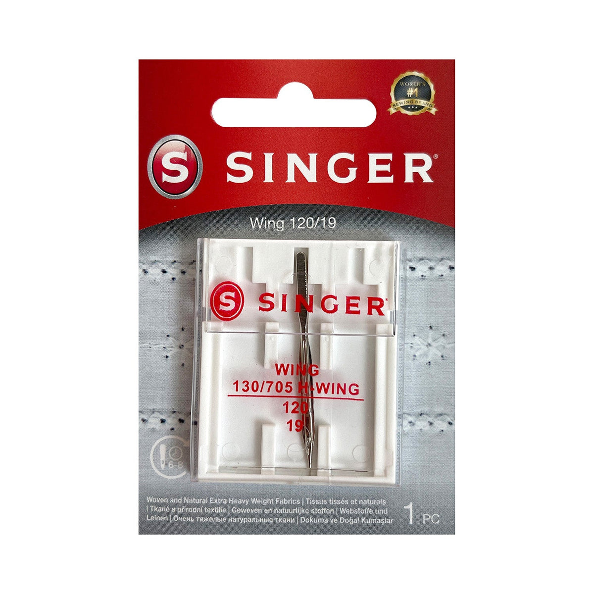 Singer Wing-Nadel Stärke 110/ System 130/ 705H-WING/ 1 Nadel