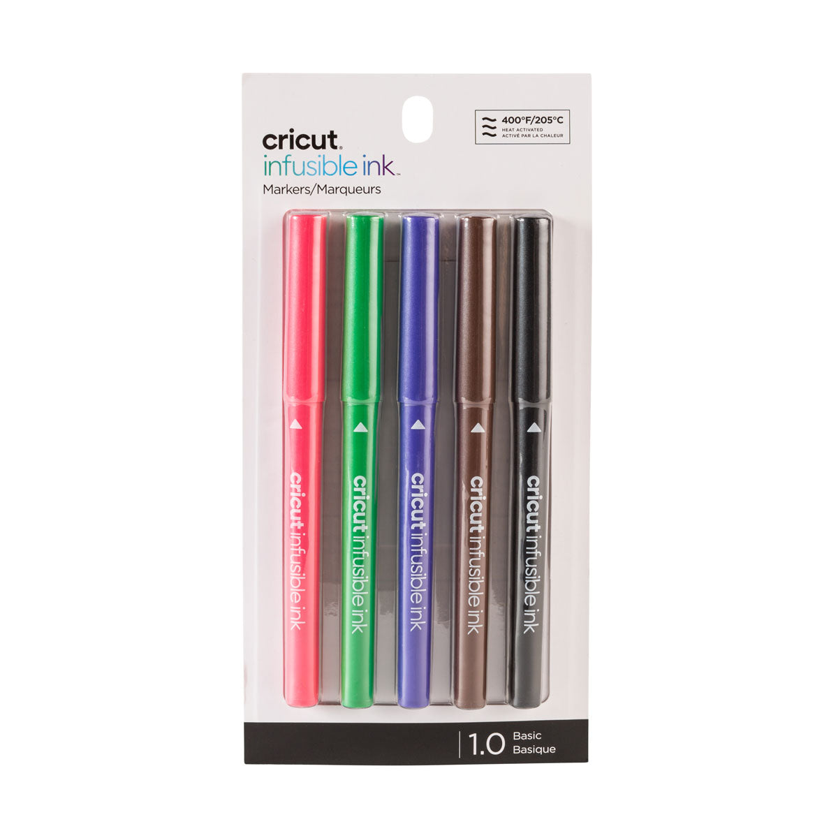 Cricut Stifteset Basics permanent (5 Farben / 1,0 mm)