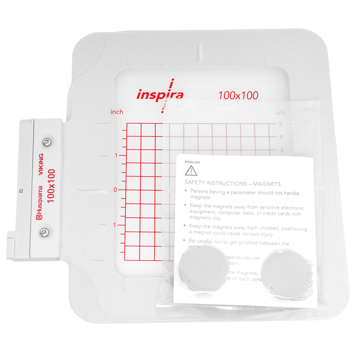 Husqvarna Viking Small Metal Hoop (100 x 100 mm)