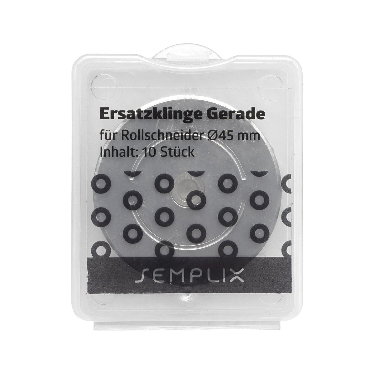 Semplix Ersatzklinge für Rollschneider Maxi gerade (45 mm/ 10 St.)