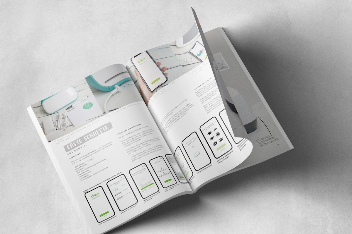 Plotter 1x1 Softcover Buch - Workshop für den Einstieg mit dem Cricut Plotter