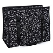 Hemline Gold Mehrzweck Basteltasche (28,5 x 36,5 x 17,8 cm/ schwarz/ weiß)