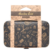 Hemline Gold Premium-Nähset Reiseset (12 x 7 x 2,5 cm / schwarz/ gold)