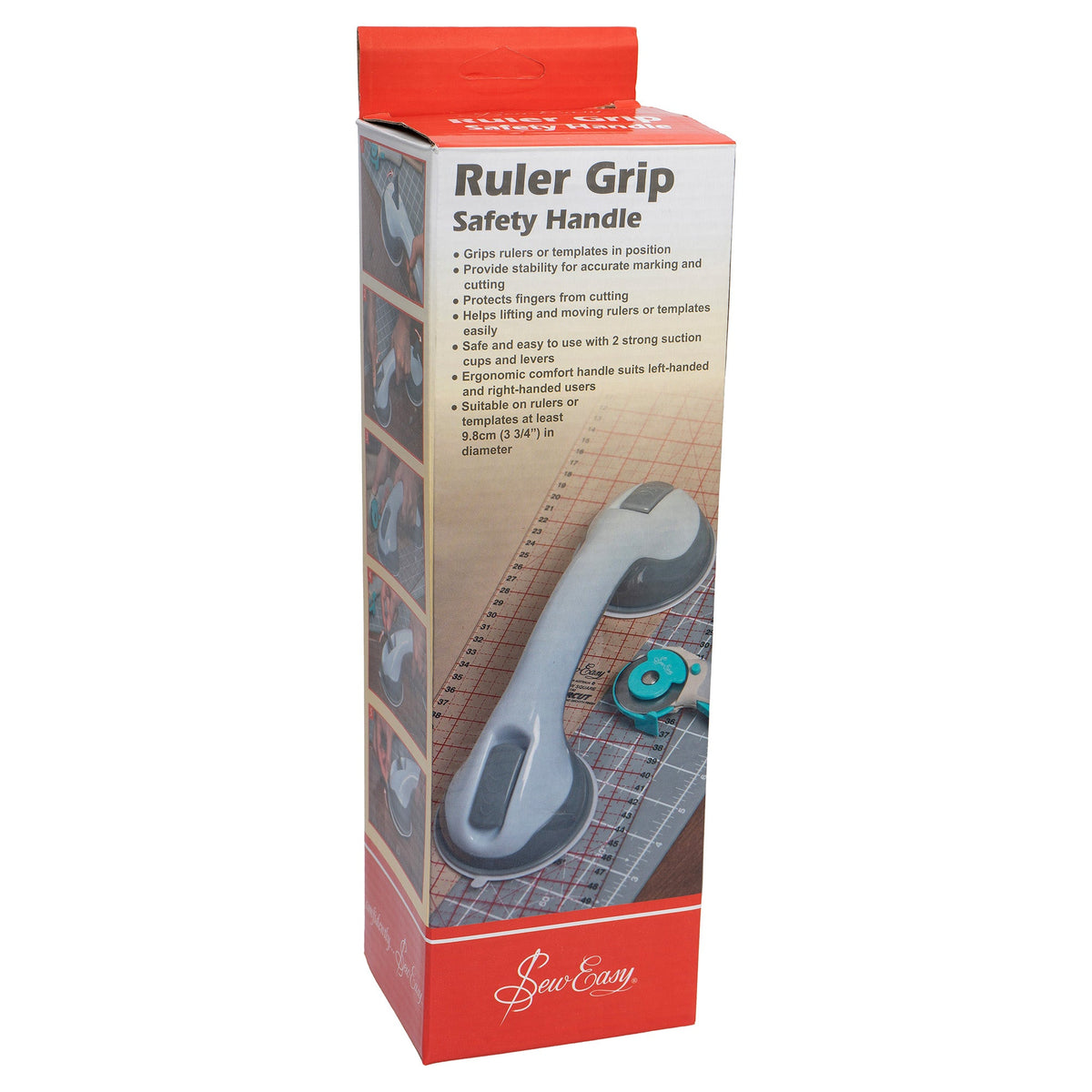 Sew Easy Ruler Grip -  Linealgriff (mit 2 starken Saugnäpfen)