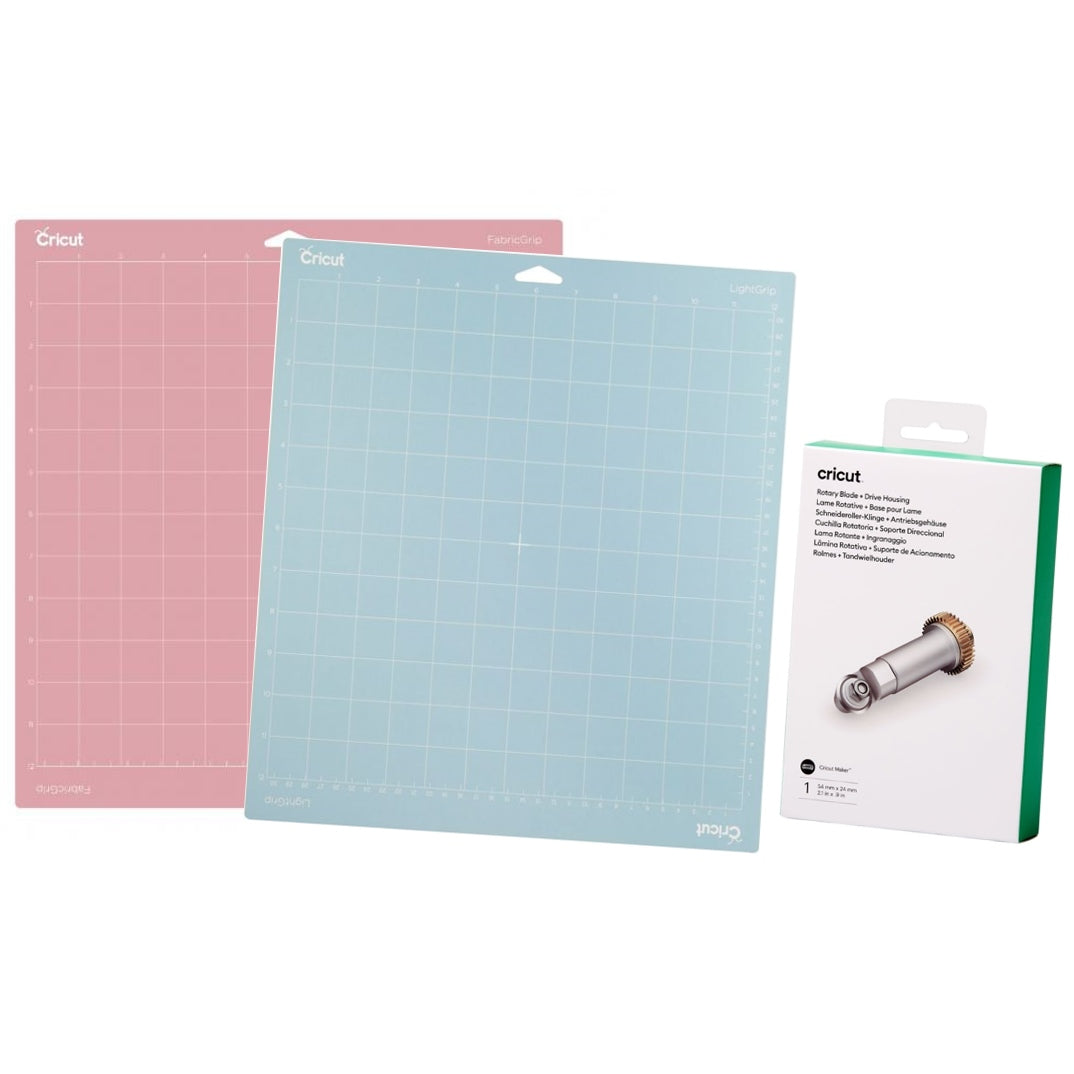 Cricut-Set Rollenklinge/ FabricGrip/ LightGrip Schneidematte