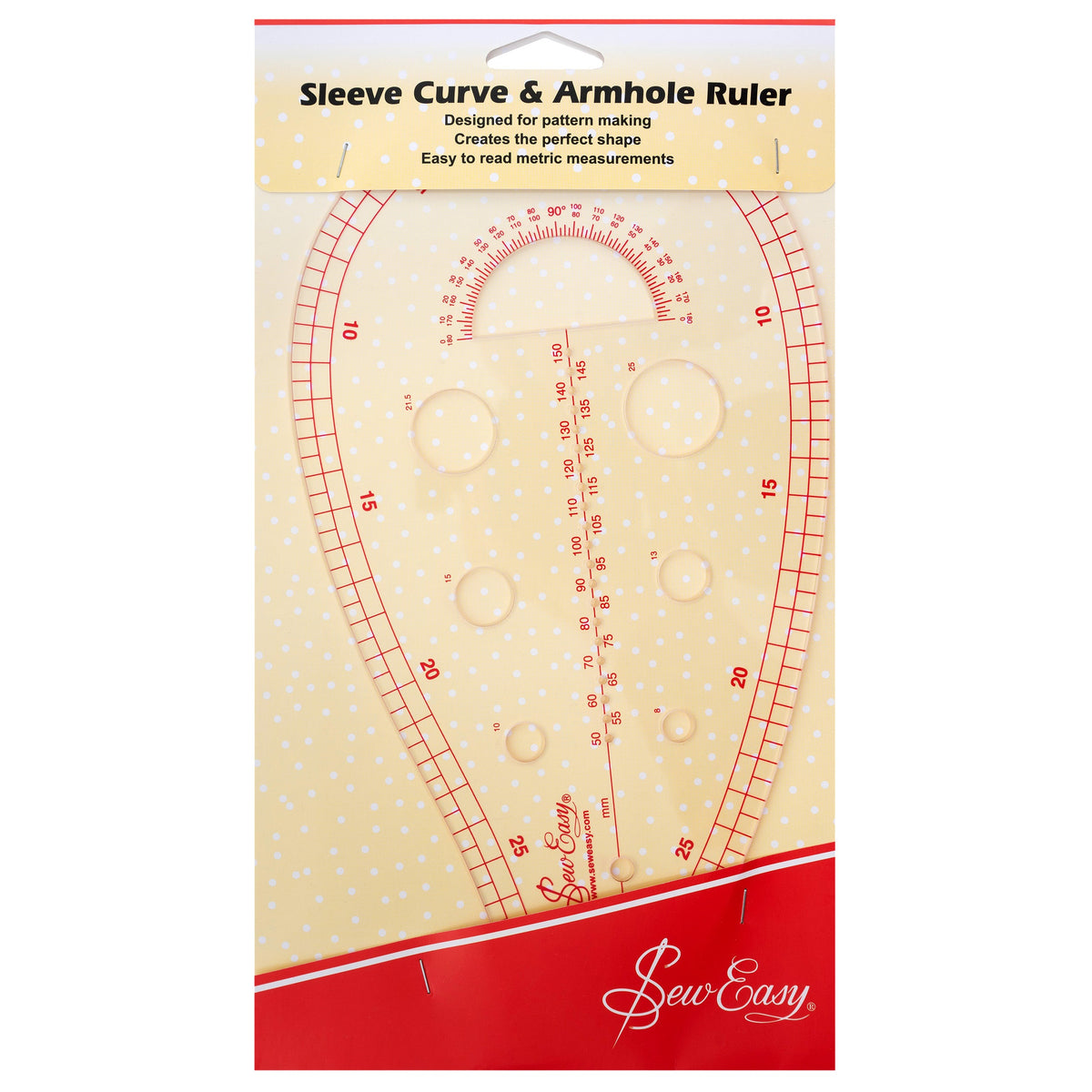 Sew Easy Ärmel Kurvenlineal - Sleeve Curve Armhole Ruler