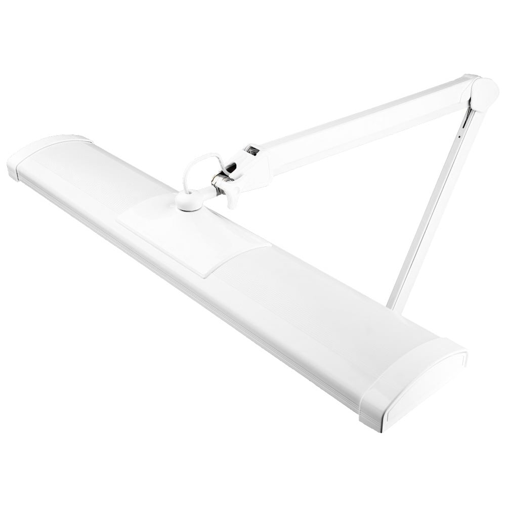 Semplix LED Arbeits-Tischlampe weiß (540 LED/ dimmbar/ Tischklemme)