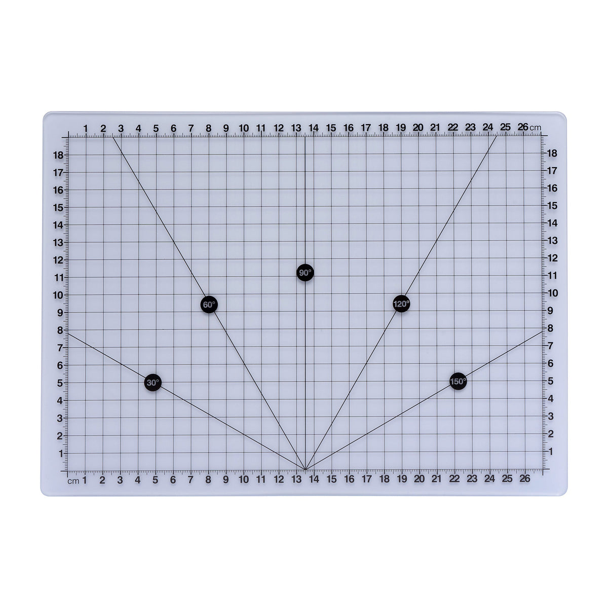 Schneidematte transparent A4 (30 x 20 cm/ Skalierung in cm einseitig)