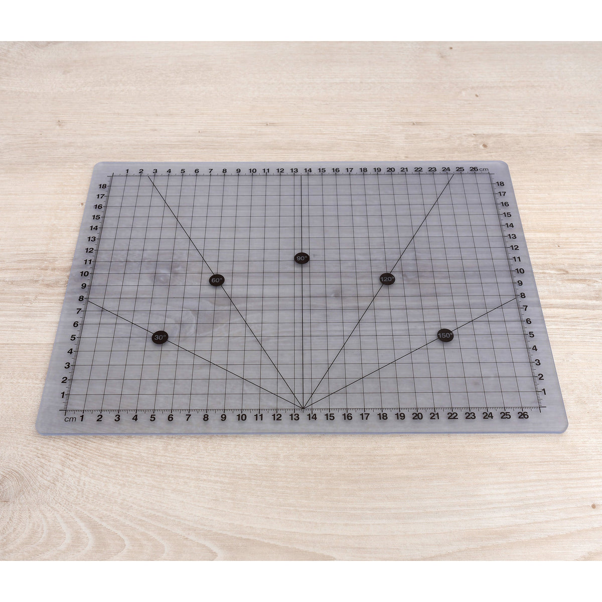 Schneidematte transparent A4 (30 x 20 cm/ Skalierung in cm einseitig)