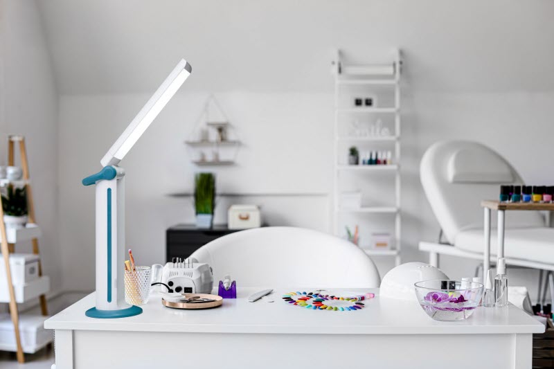 Daylight Twist 2 Go Netz + Akku LED Tageslichtleuchte (weiß/ blau)