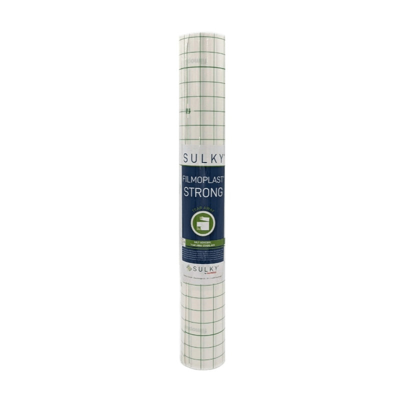 SULKY Filmoplast® strong (50 cm x 5 m/ selbstkl. Stickvlies zum Wegreißen/ weiß)