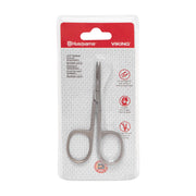 Husqvarna Viking gebogene Stickschere (8,9 cm/ 3,5"/ silbergrau-matt)