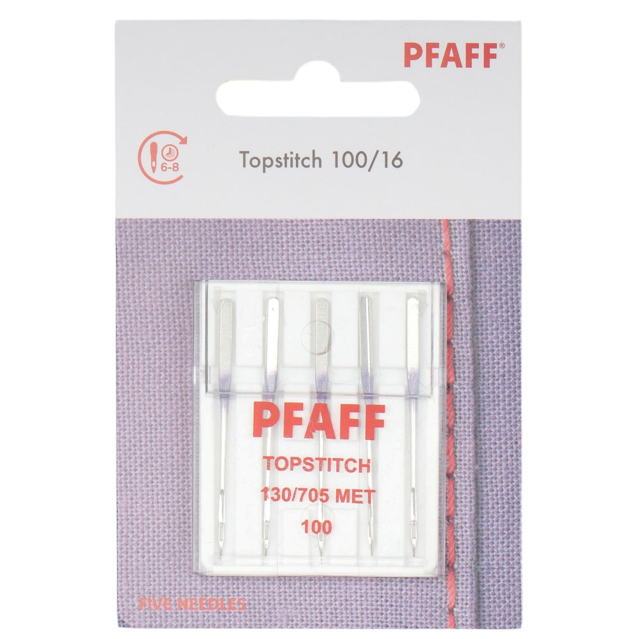 Pfaff Topstitch-Nadel Stärke 100/ System 130/ 705 MET/ 5 Nadeln