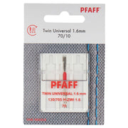 Pfaff Zwillingsnadel Universal Stärke 70/ 1,6 mm/ System 130/ 705H-ZWI/ 1 Nadel