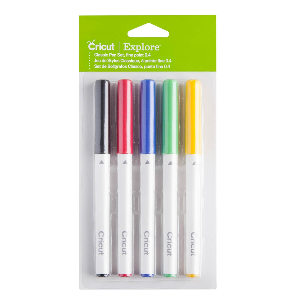 Cricut Color Classic Fine Filzstifte 5er-Set (für Explore/ Maker/ 0,4 mm)