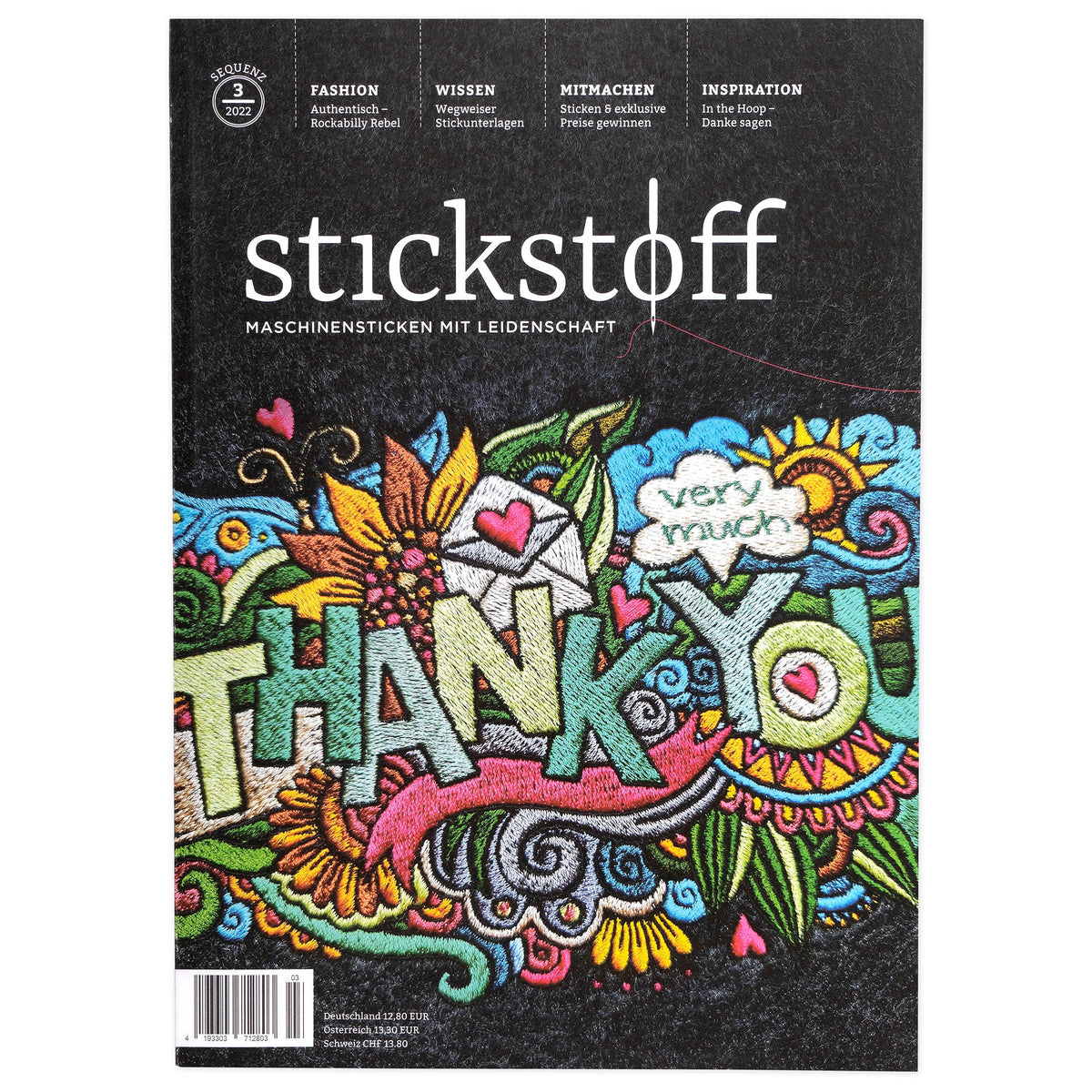 Magazin Stickstoff SEQUENZ 3 - Maschinensticken mit Leidenschaft