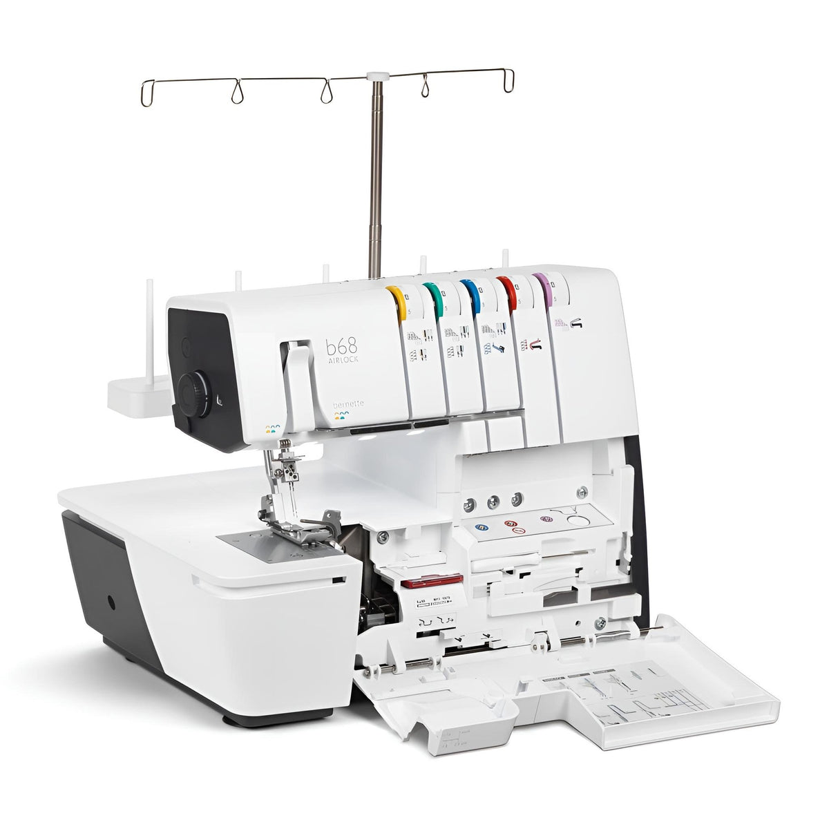 Bernette 68 Airlock Overlock-/Coverstich-Combo mit Lufteinfädelung