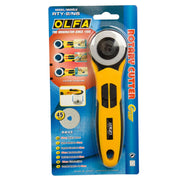 Olfa Rollschneider RTY-2/NS NEU einfaches Klingenwechseln (Comfort Griff/ 45 mm)