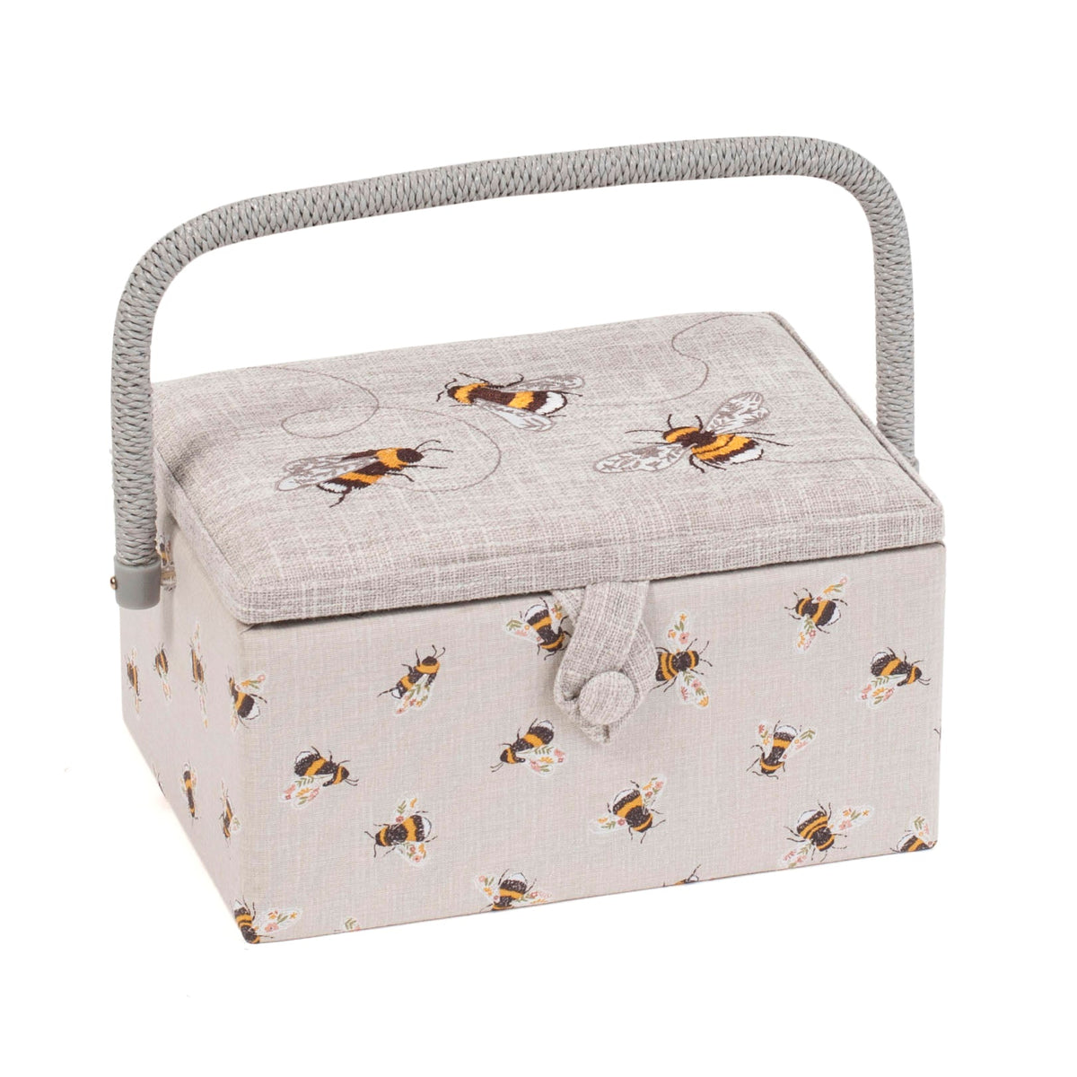 Nähkorb von Hobby Gift Bienen (M / 18,5 x 25,5 x 14,5 cm)