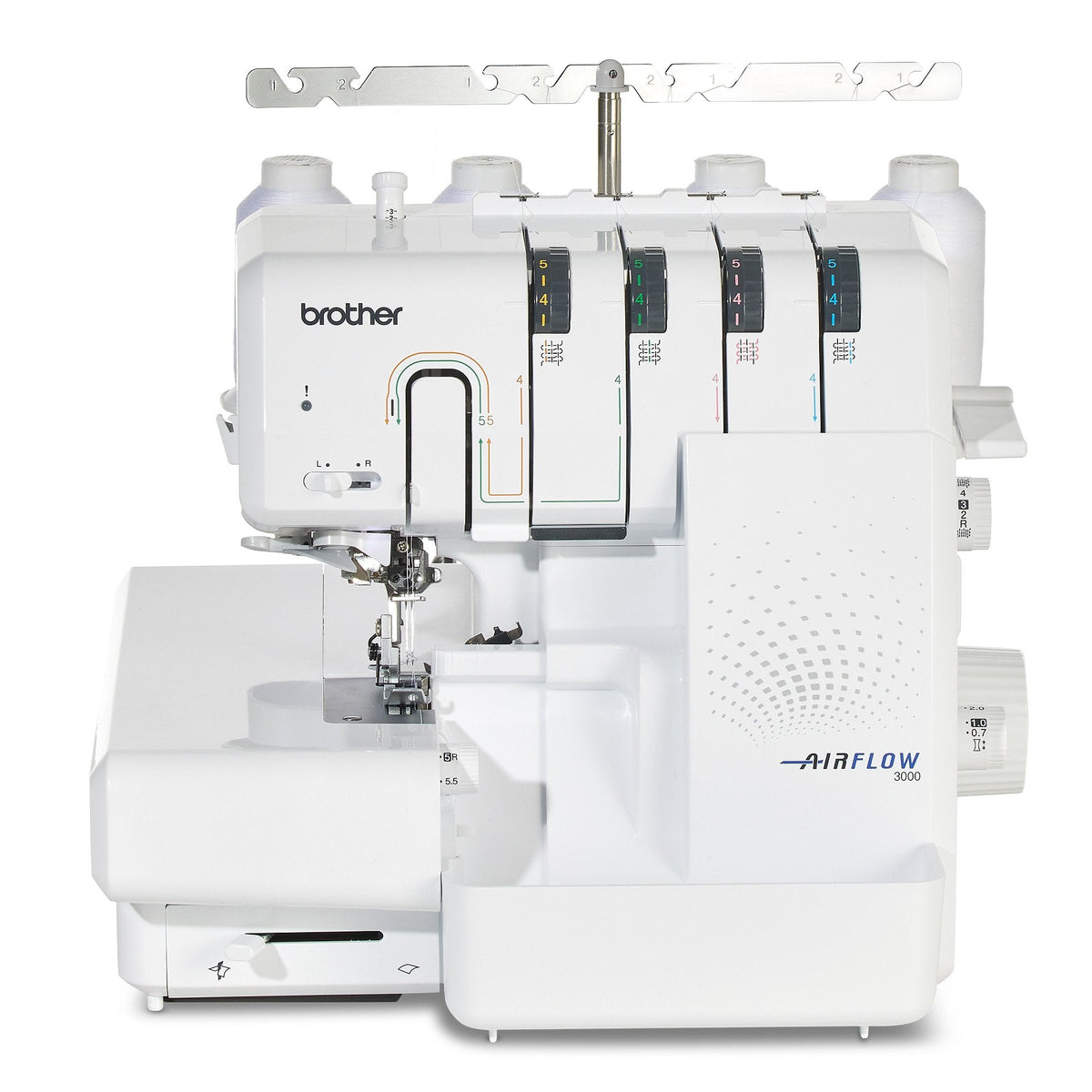 Brother AIRFLOW 3000 - 4 Faden Overlock mit Lufteinfädelung