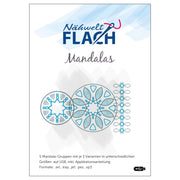 Nähwelt Flach Stickmuster USB "Mandalas" (5 Mandala-Gruppen/ je 3 Varianten)