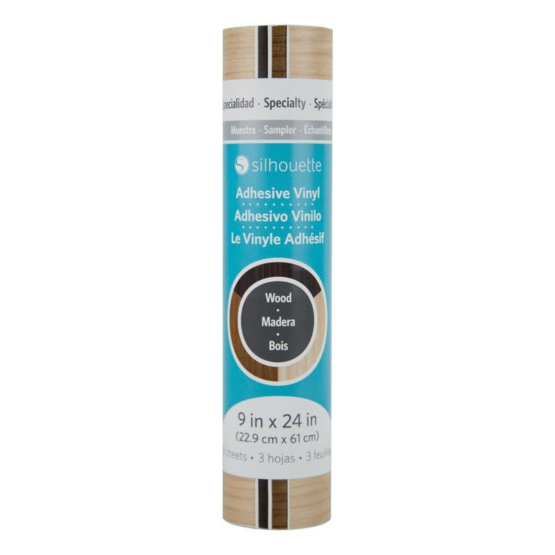 Silhouette Vinyl-Musterpack Wood Holzmaserung (305 x 305 mm/ 3 Bögen)