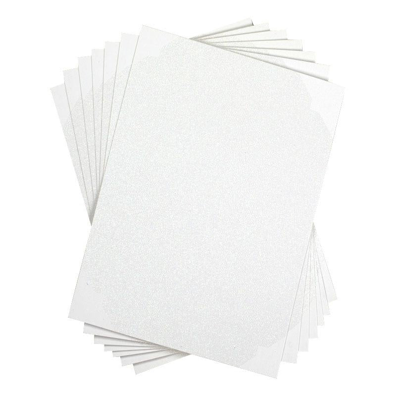 Silhouette Glitter Sticker Bögen hell-weiß (215 x 280 mm/ 8 Bögen)