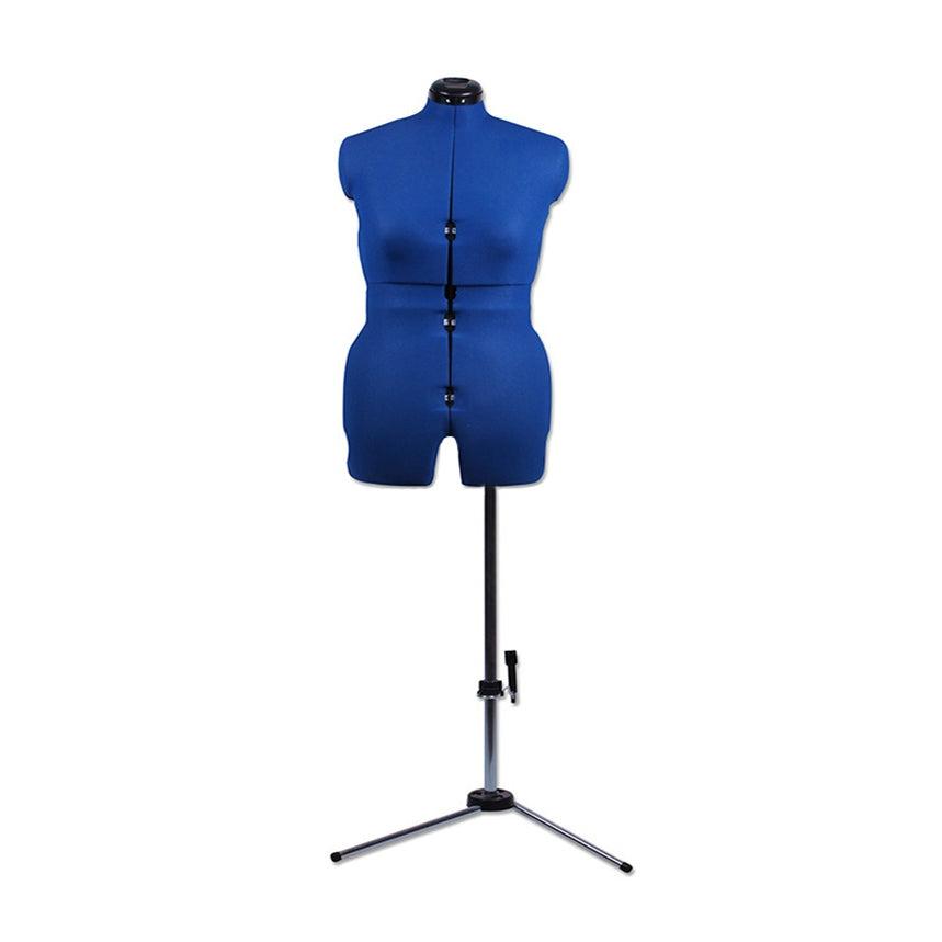 Profi Schneiderpuppe/ Schneiderbüste Legform Größe C extra groß - blau