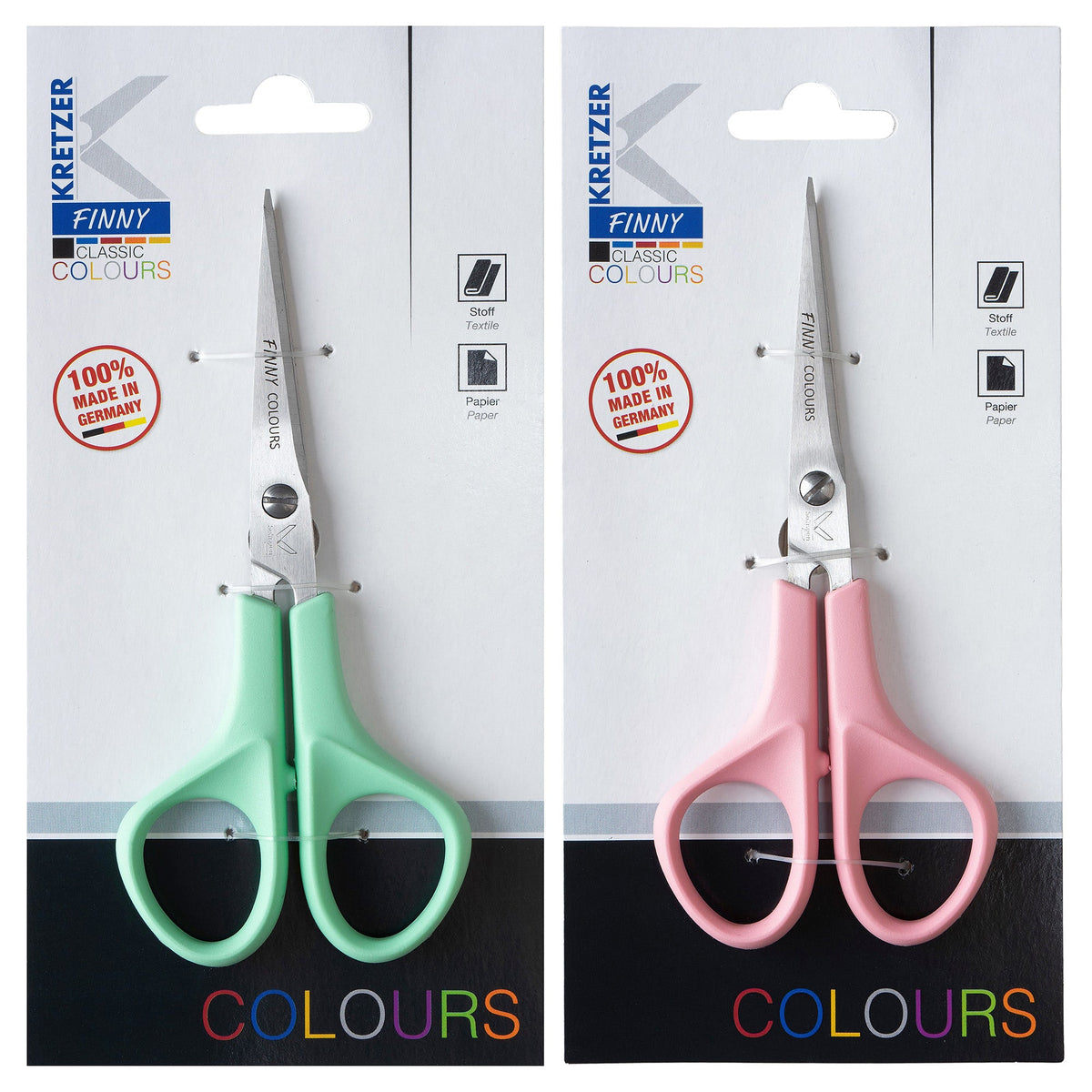 Kretzer FINNY Colours Stickschere (13 cm 5"/ versch. Farben)