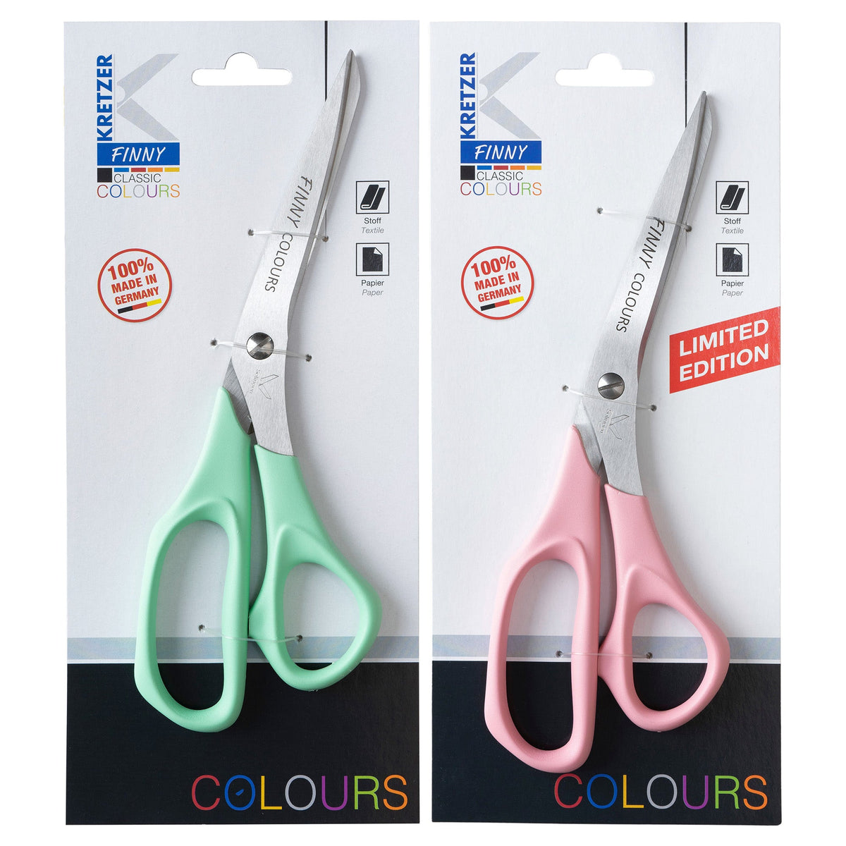 Kretzer FINNY Colours Nähschere (20 cm/ 8"/ versch. Farben)