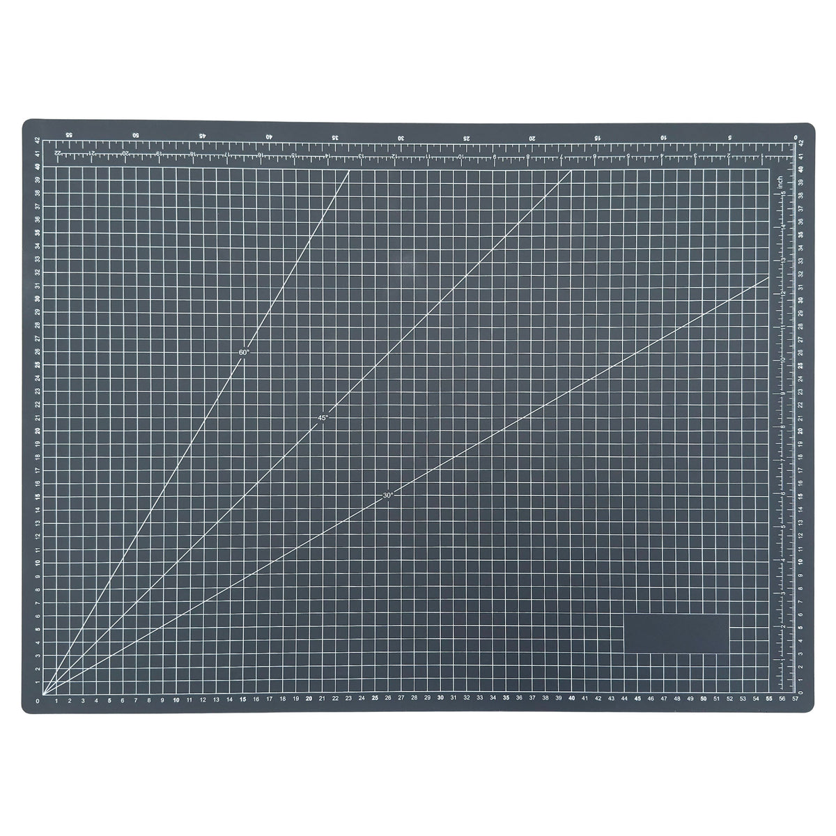 Schneidematte mit Metallkern grau A2 (Magnethaftung/ 60 x 45 cm)