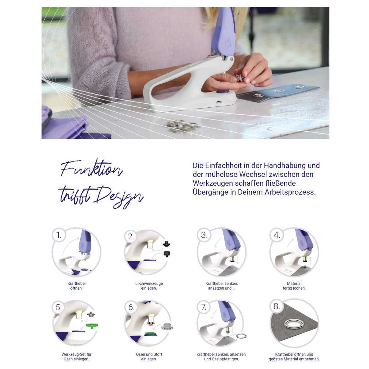Prym Vario Creative Tool (violett-flieder)