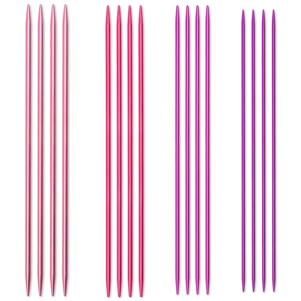 Prym Strumpfstricknadel-Set ALU COLOUR (Stärken 2,5-4,0 mm/ 20 cm)