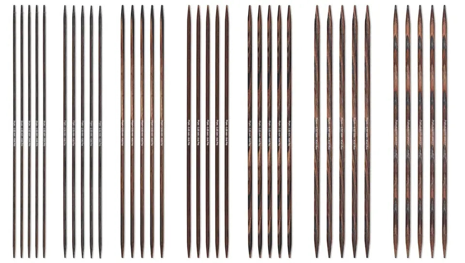 Prym Strumpfstricknadel-Set in Nadeltasche Natural (Stärken 2,0-4,5 mm/ 20 cm)
